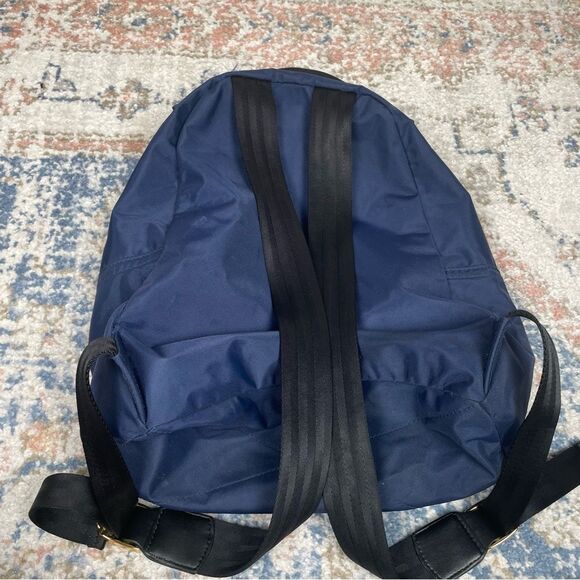 The Biker Nylon Medium Backpack by Marc Jacobs Navy Blue 14” by 12” main image 7